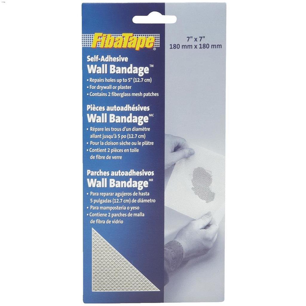 Bande murale en fibre de verre blanche FibaTape®  7" x 7"