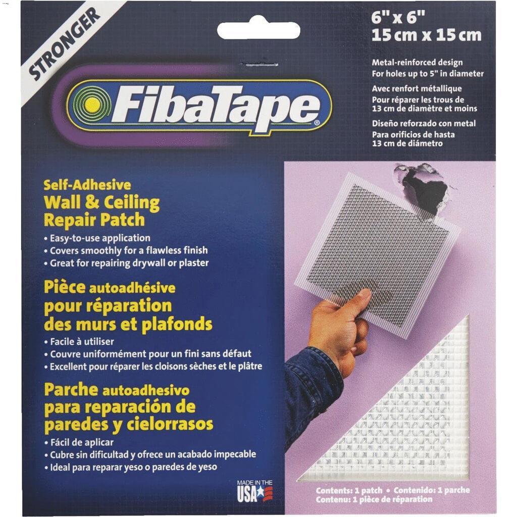 FibaTape® 6" x 6" aluminium métal mural/plafond réparation