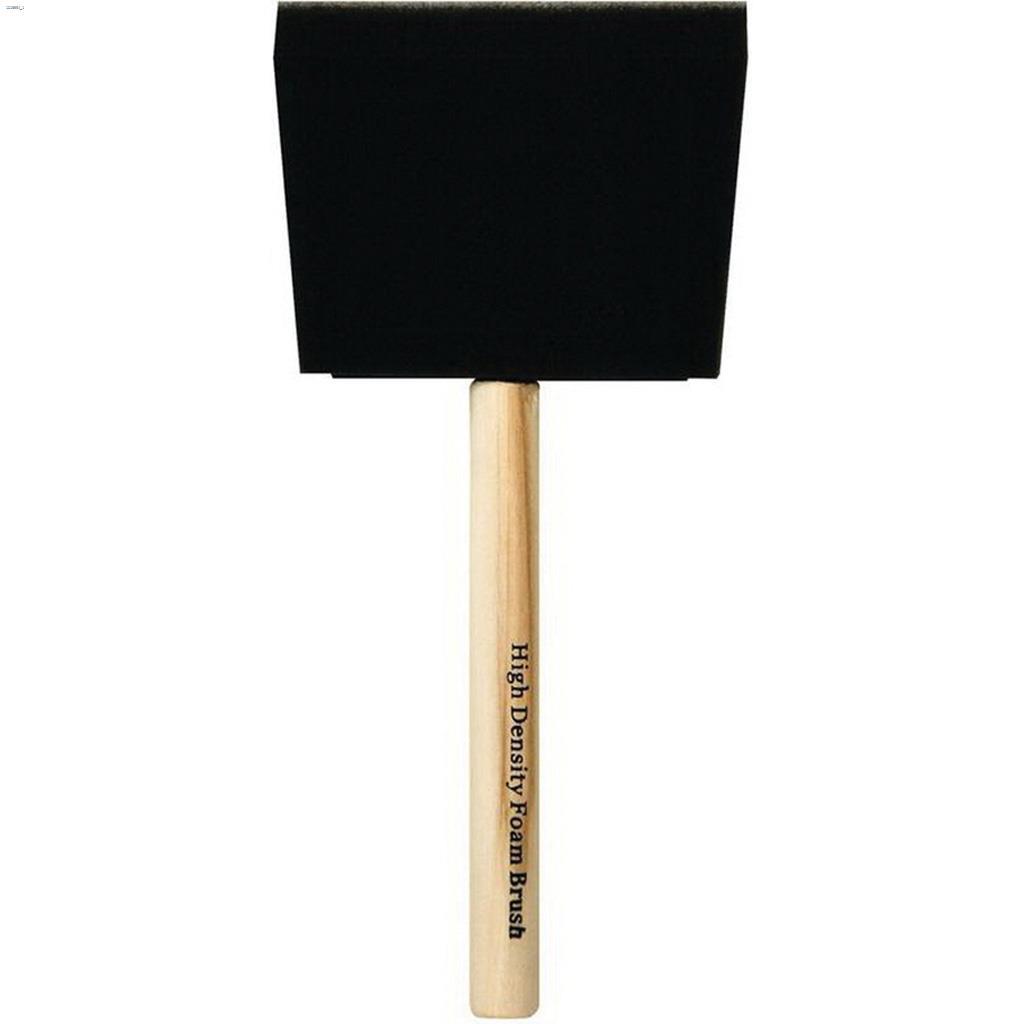 3" Foam Wood Handle High Density Smooth Paint Brush