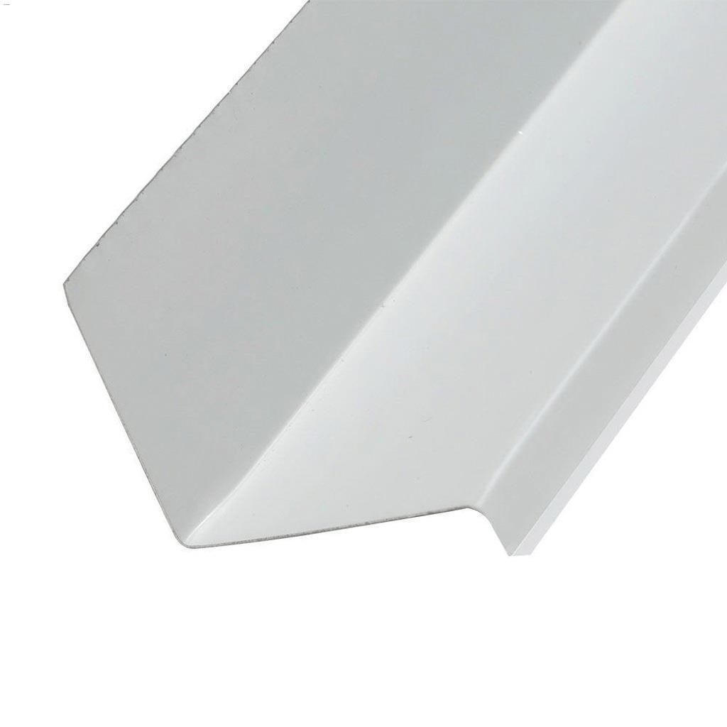 Capuchon d'égouttement blanc brillant 12' x 1-1/4" x 2"