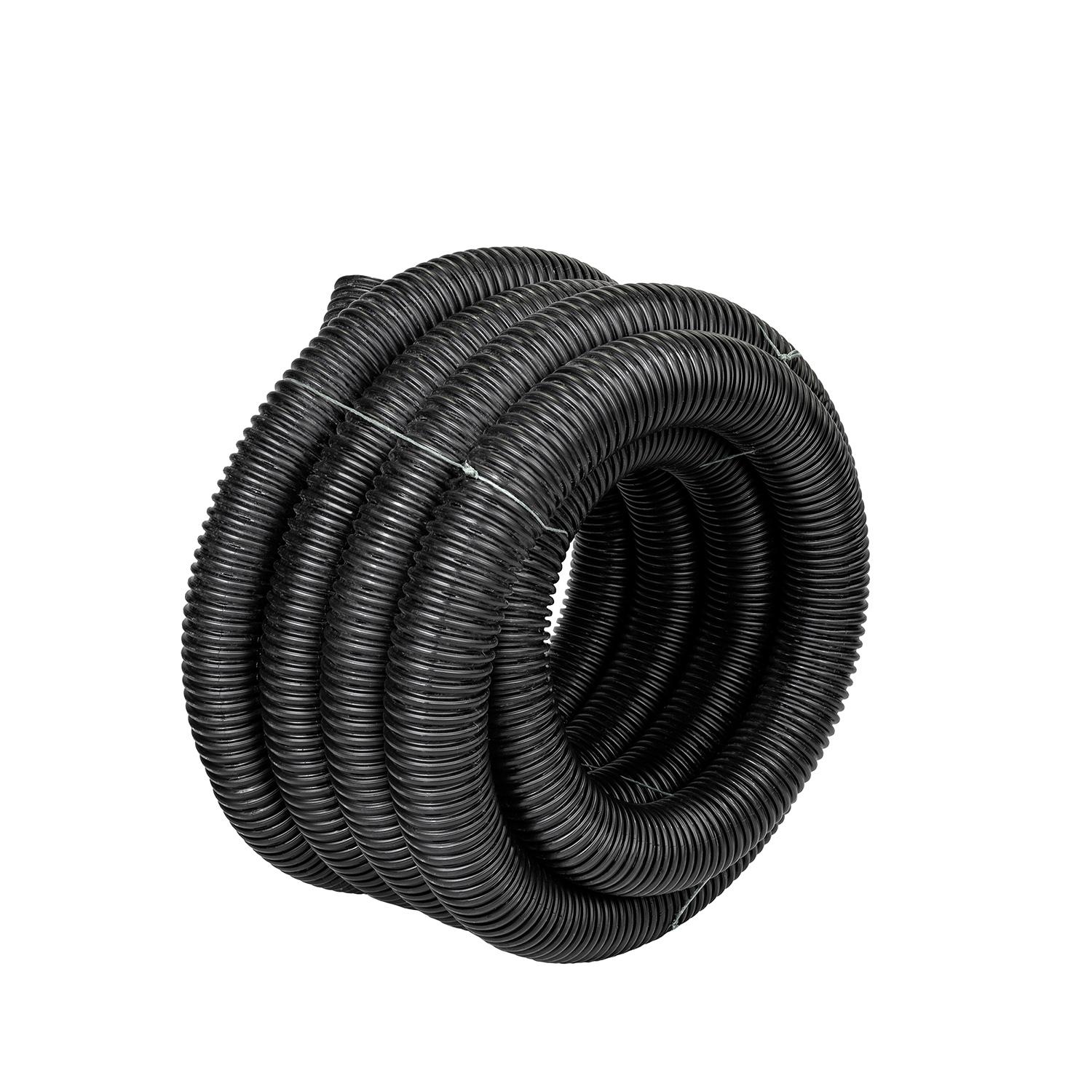 Tuyau mural simple flexible perforé de type4" x 250' drain 2