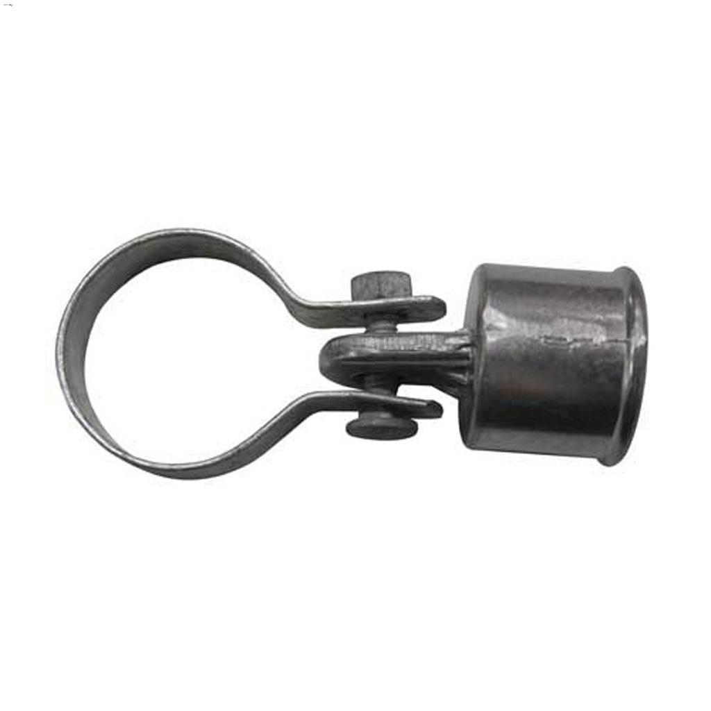 Assemblage d'extrémité de rail galvanisé 1-3/8" x 2"