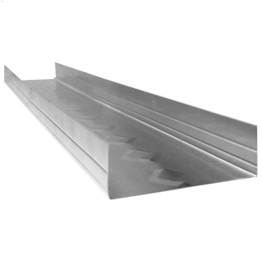 Segment de rail métallique de10' x 3-5/8" calibre léger 2"