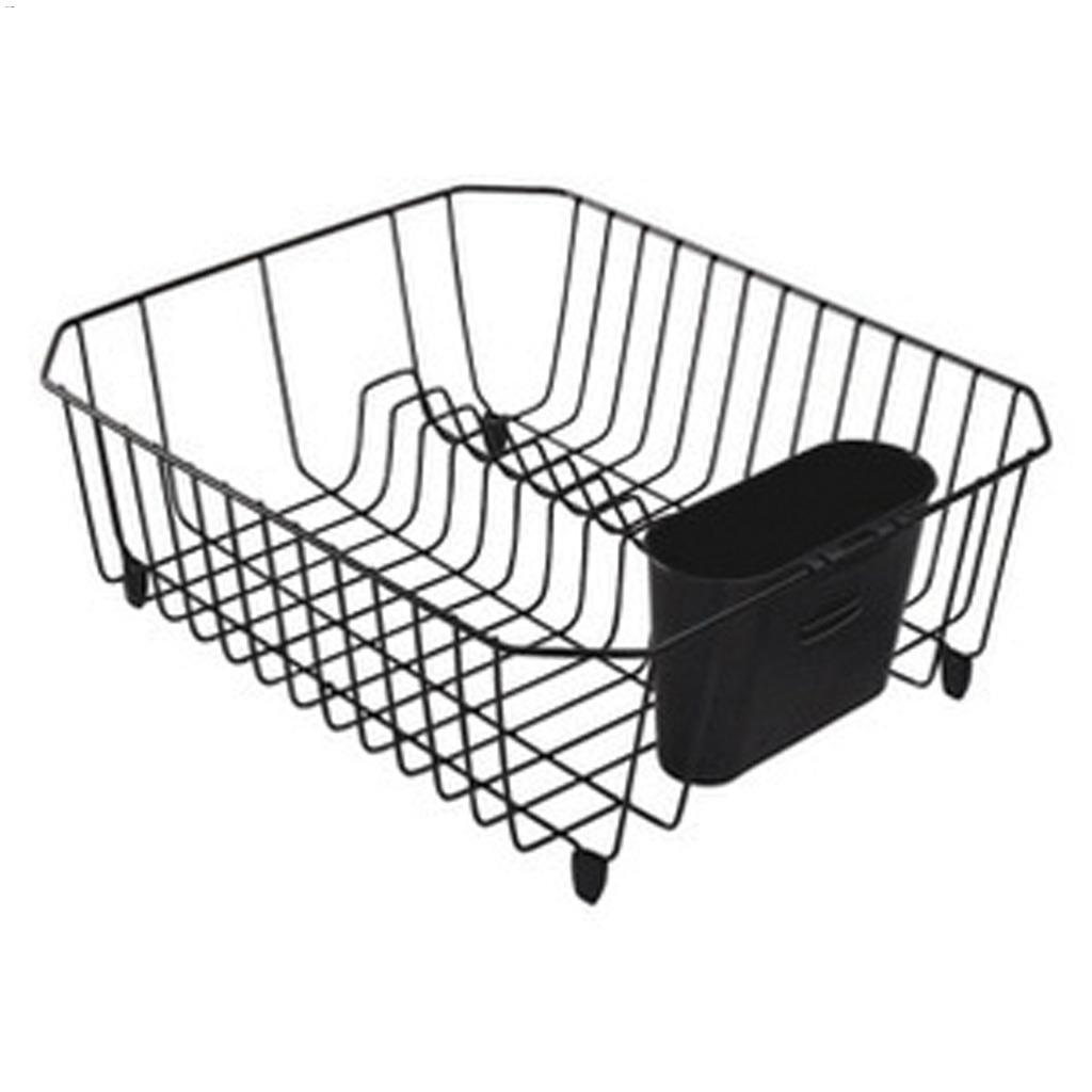 Microban Black Small Dish Drainer