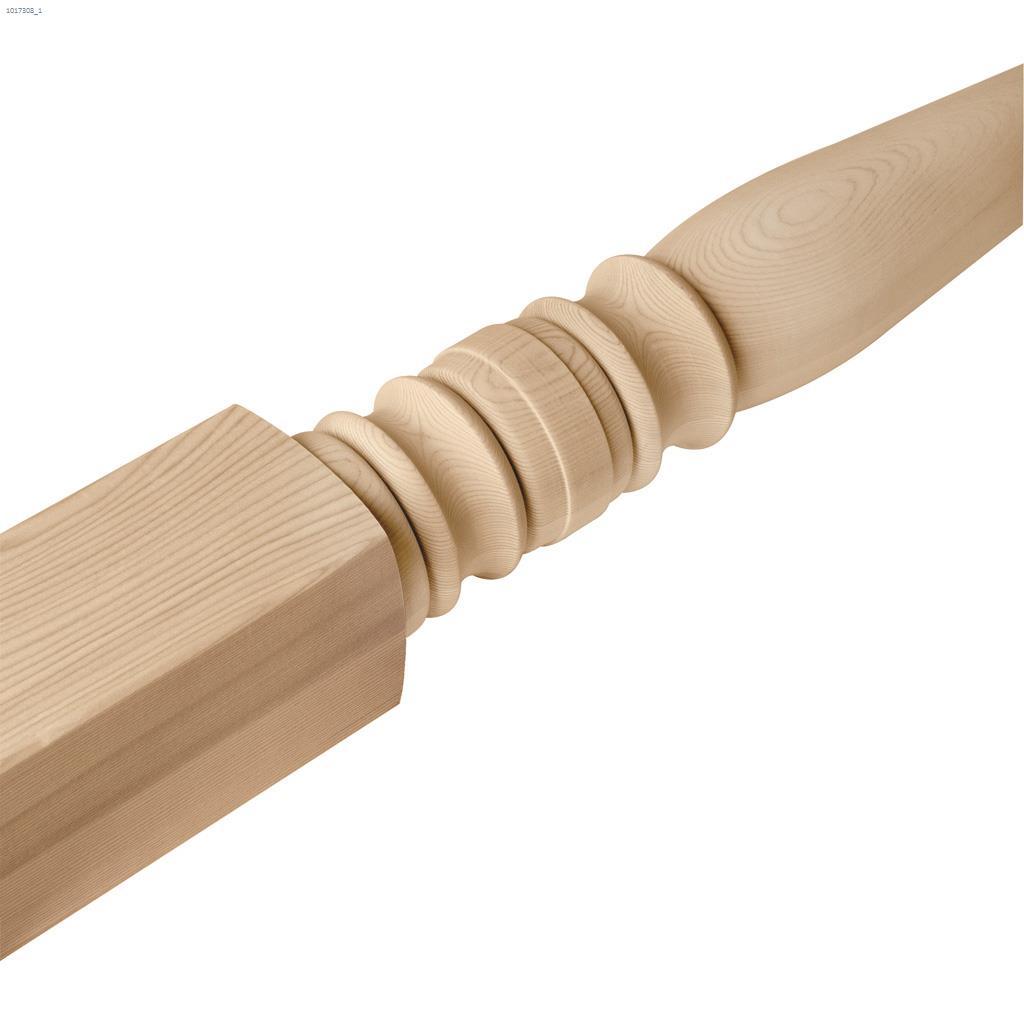 3" x 3" x 42" Hemlock Turned Newel Post