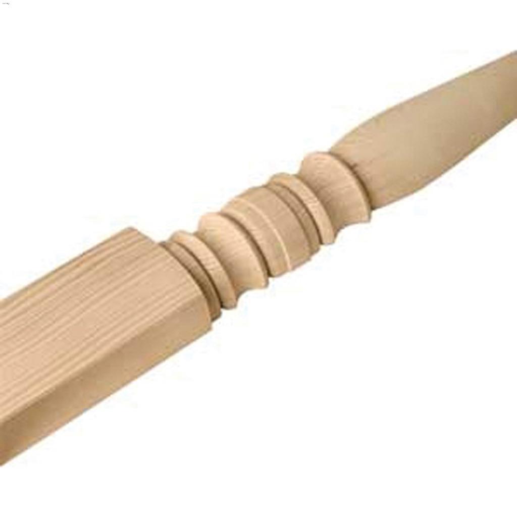 1-1/2" x 3" x 42" Hemlock Turned Half Newel Post