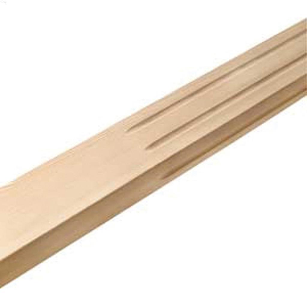 1-1/2" x 3" x 41" Hemlock Square Fluted Half Newel Post