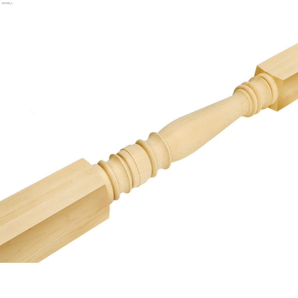 2-7/8" x 2-7/8" x 42" Maple Turned Newel Post