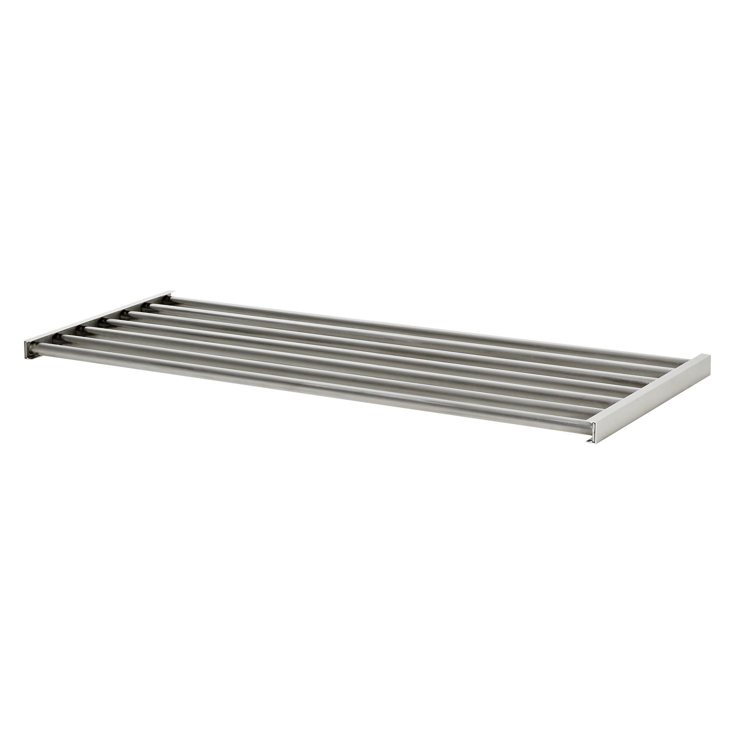 Sumo 32" x 12" x 1" Silver Metal Tube Shelf