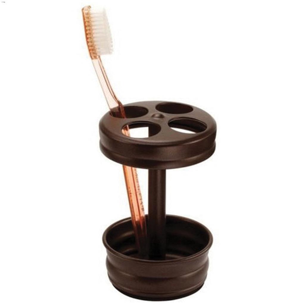 Olivia 3-1/4" x 5" Bronze Toothbrush Holder