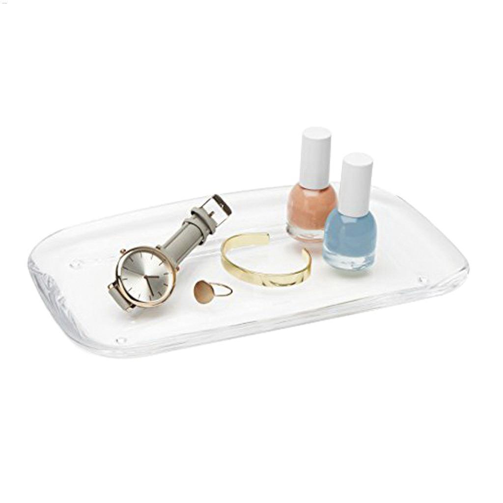 Plateau d'accessoires en acrylique incolore Droplet