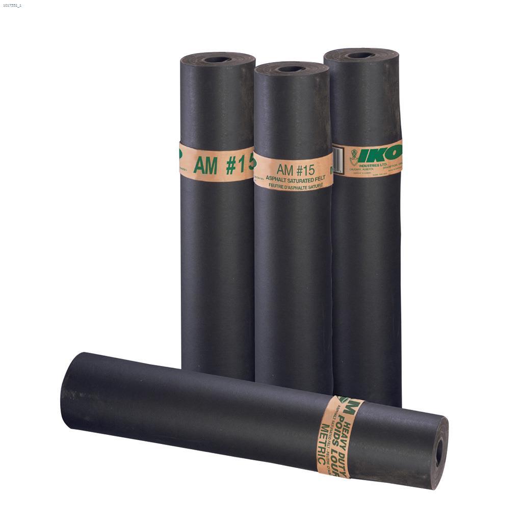 144' x 36" Black #15 Standard Roof Felt