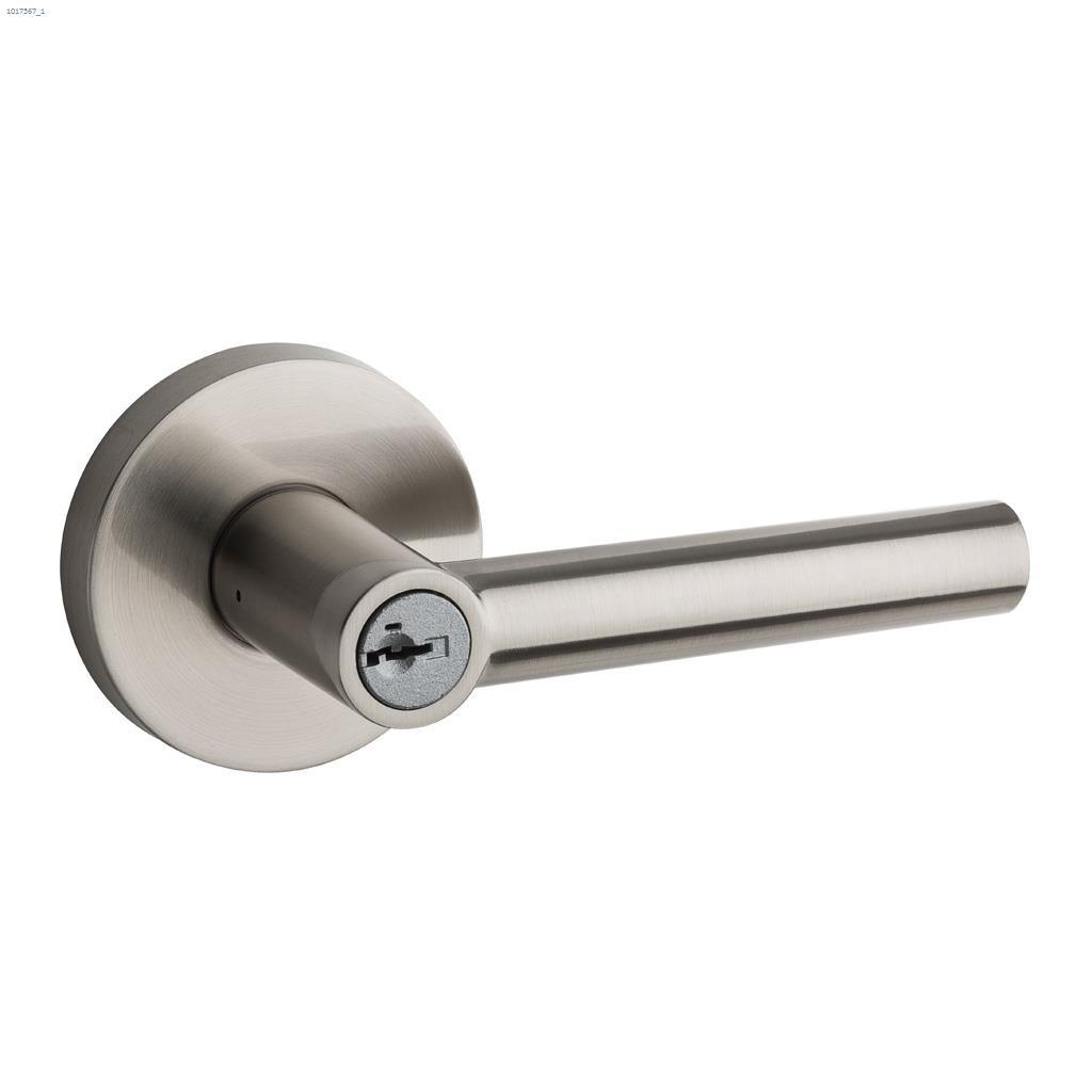 Milan Entry Lever Satin Nickel