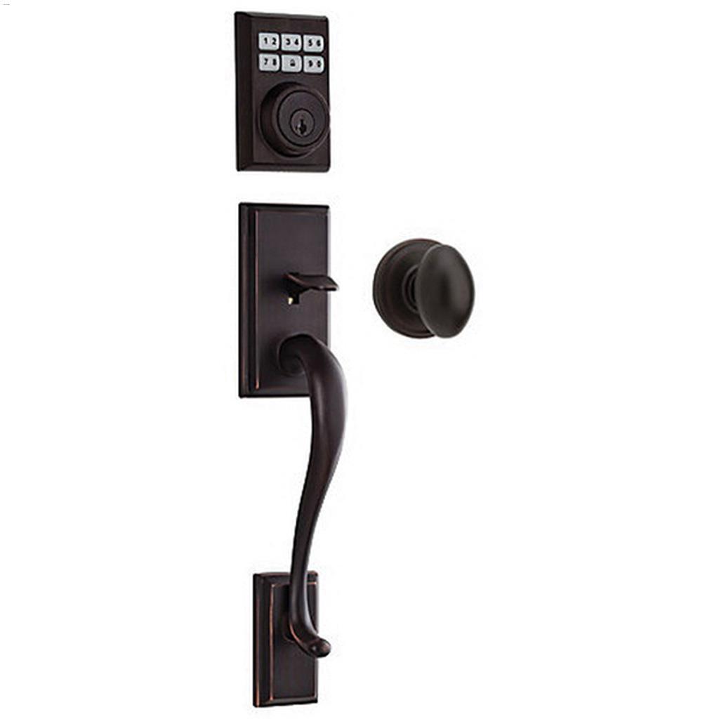 SmartCode Venetian Bronze Hawthorne Handle Set