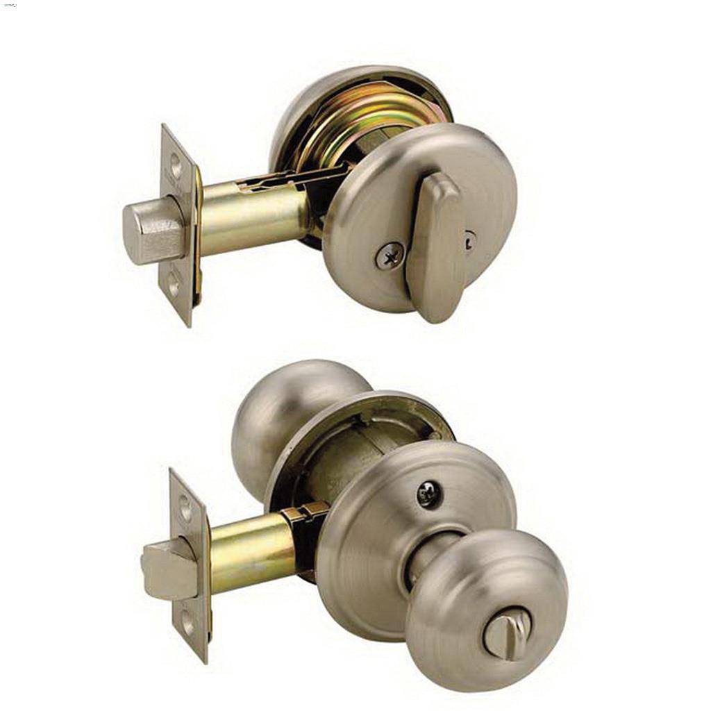 Georgian Combo Knob Satin Nickel