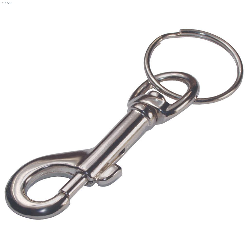 1-1/4" Key Ring With Snap Hook