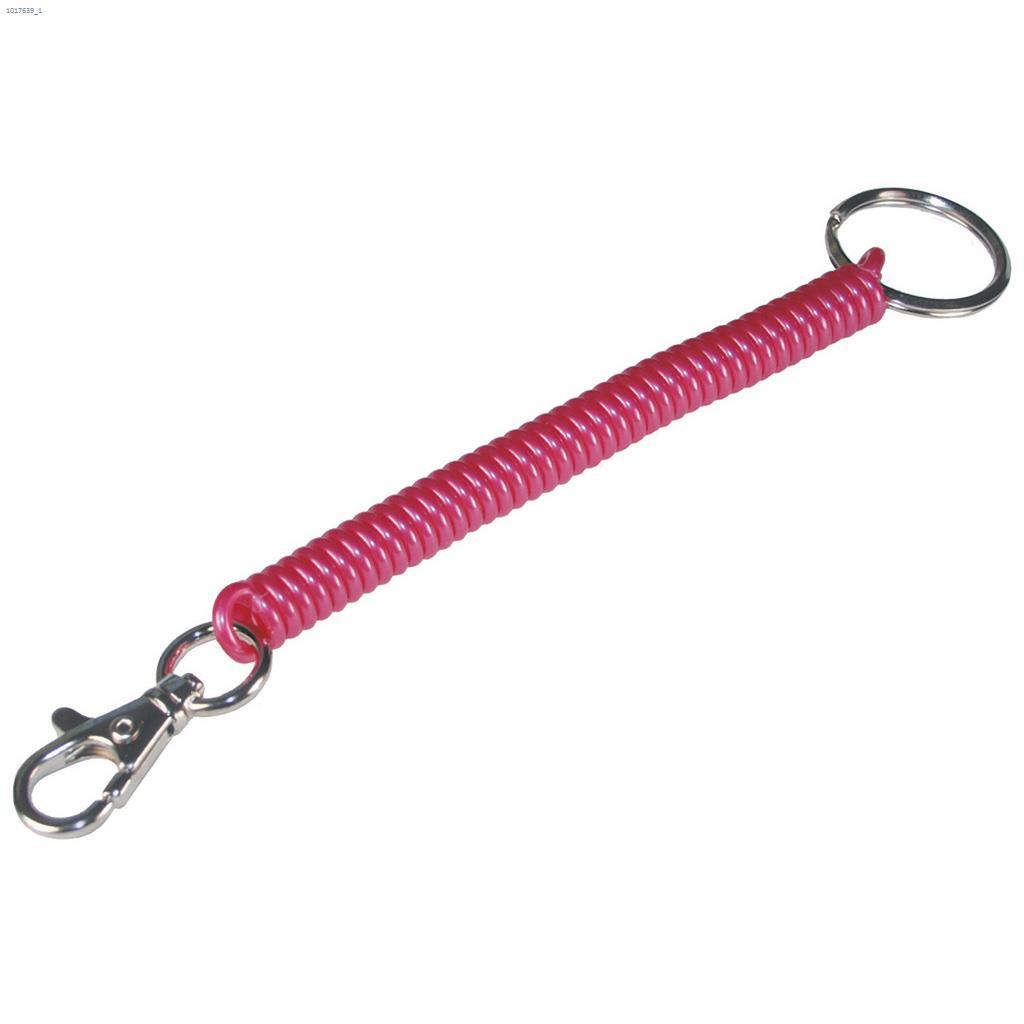 Porte-clés à cordon spiralé extensible