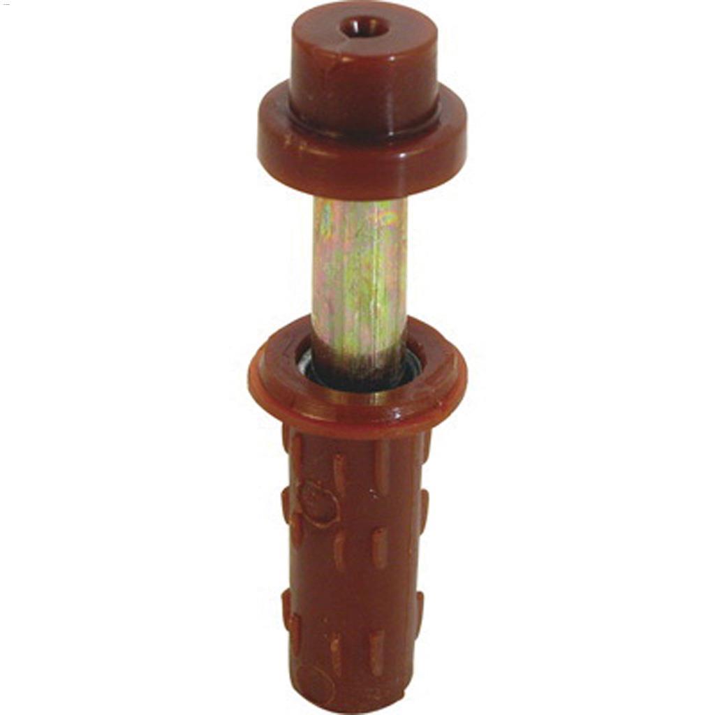7/16" Brown Bi-Fold Door Top Pivot & Guide