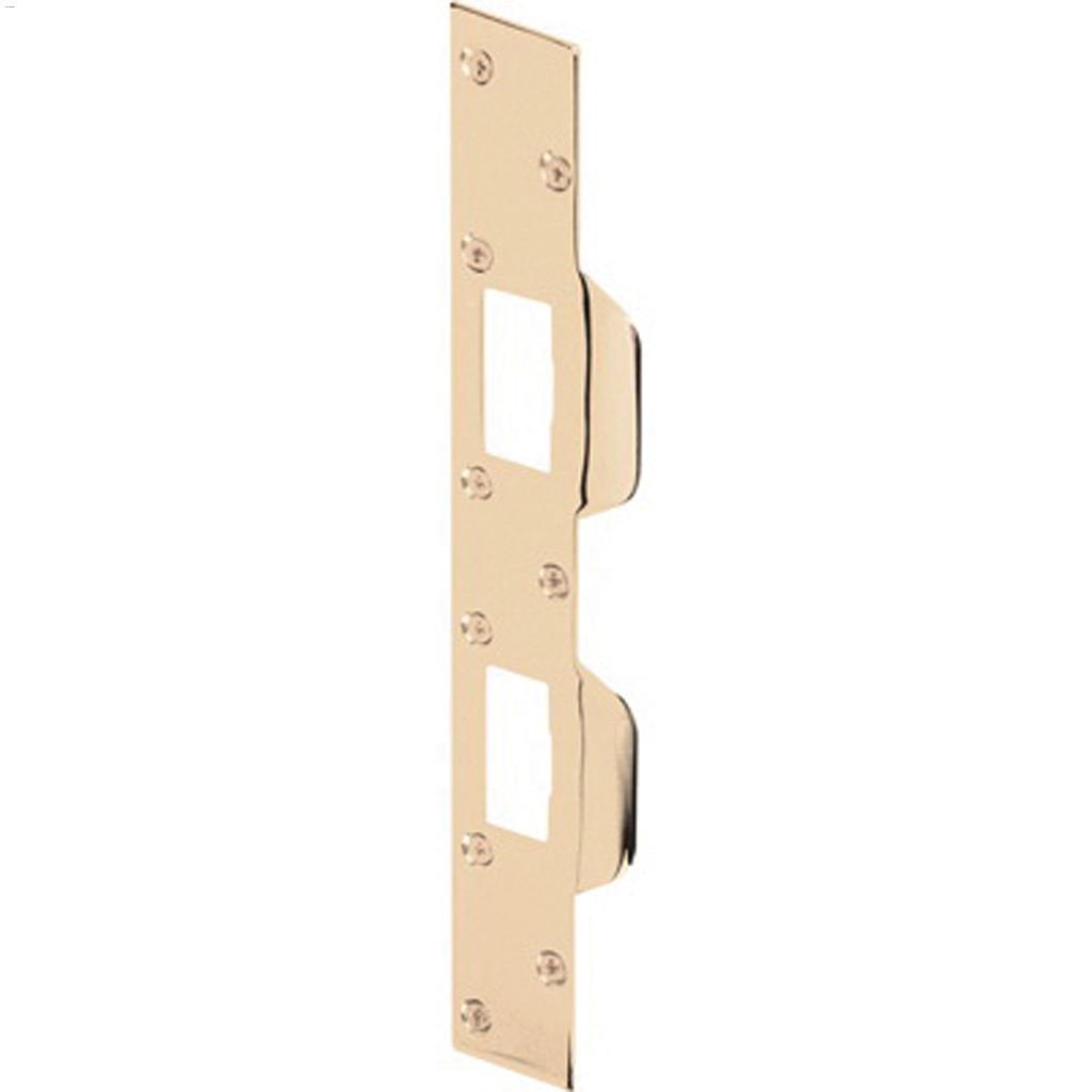 1-5/8" x 11" Brass Plated Maximum Security Combo Strike