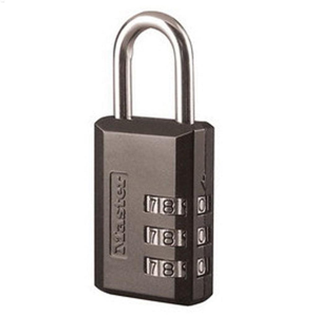 1-3/16" Black Metal Body Combination Padlock