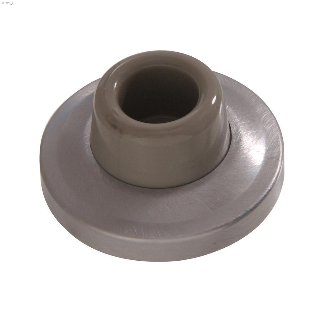 2-3/8" Satin Chrome Wall Mount Door Stop