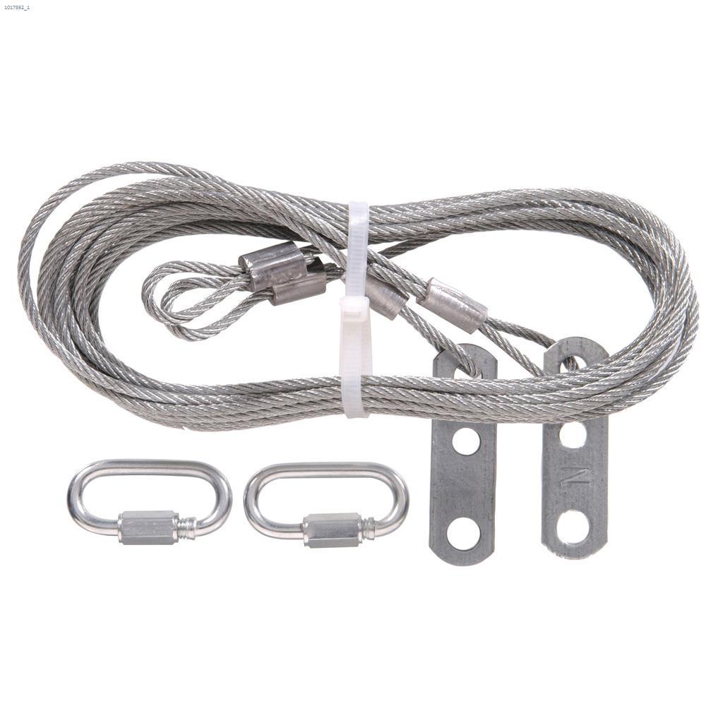 1/8" x 8' 8" Galvanized Safety Cable