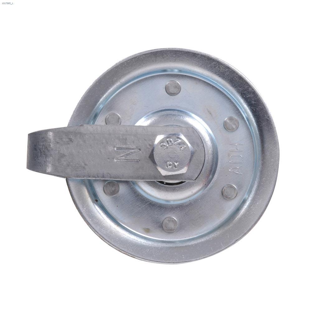 4" Galvanized Pulley With Fork Bolt & Nut