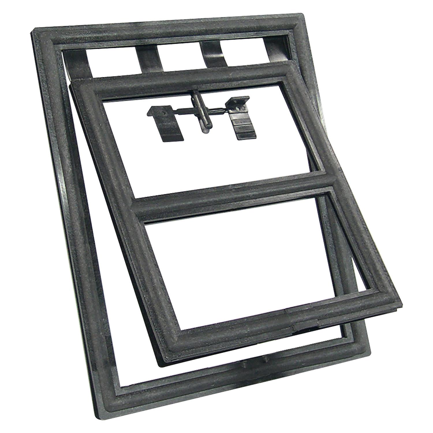 Moustiquaire de Chatière en PCV Noir de 8" x 10"