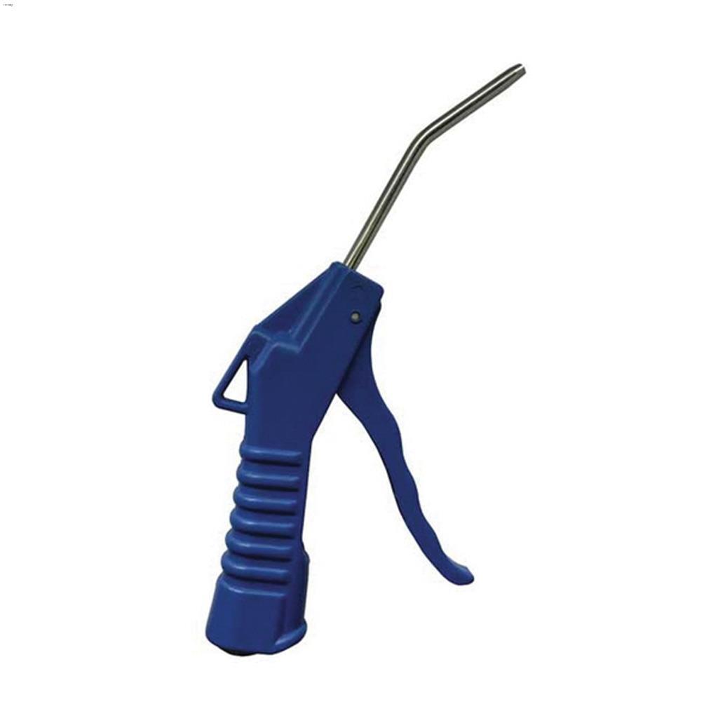 1/4" FNPT Blue Plastic Blow Gun Bent Tube
