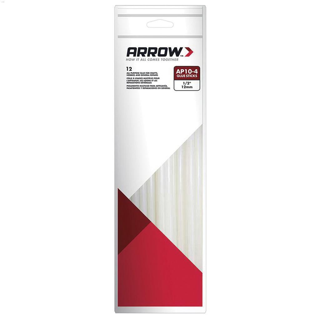 1/2" x 10" All Purpose Round Glue Stick-12/Pack
