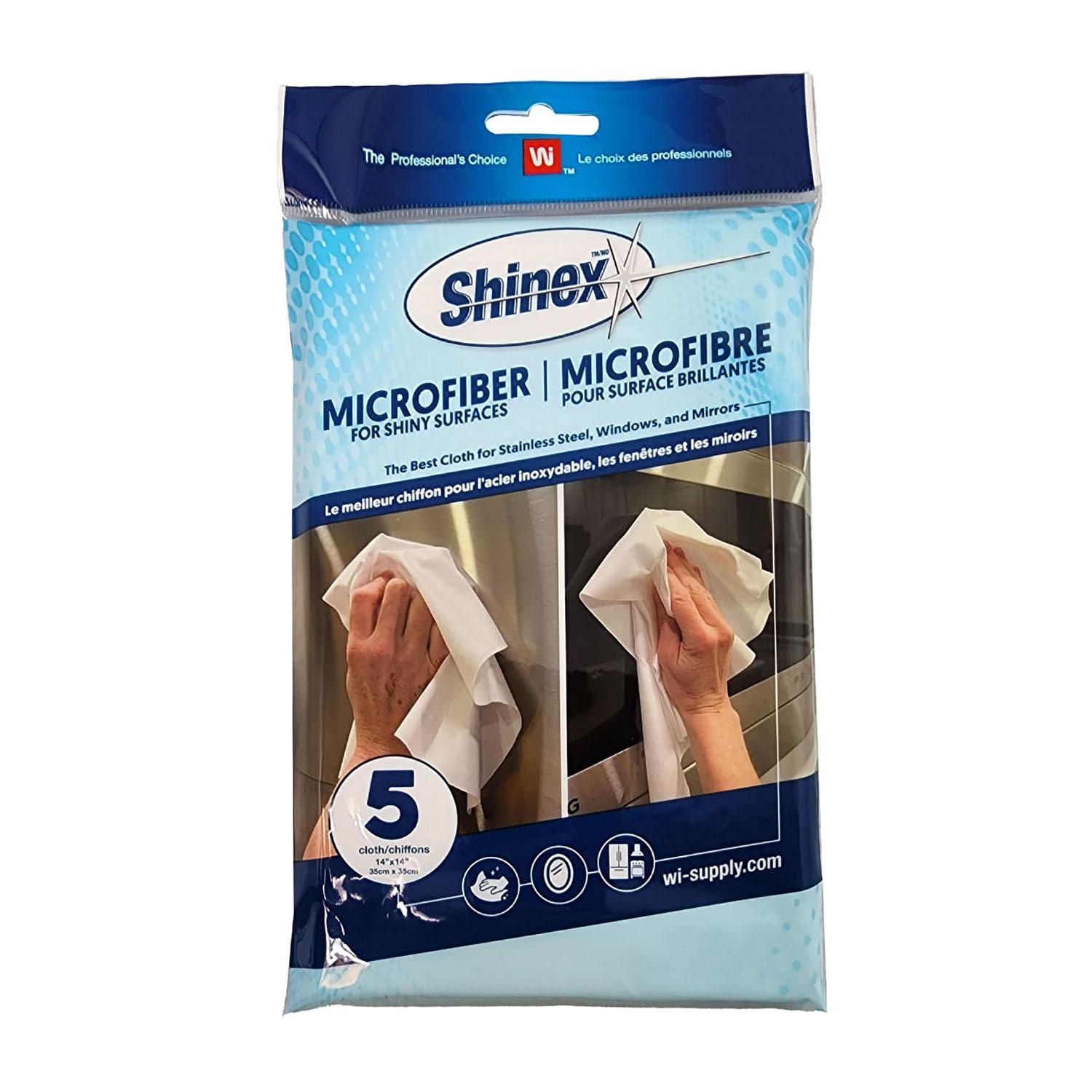 14" x 14" Microfiber Glass Cloth-5/Pack