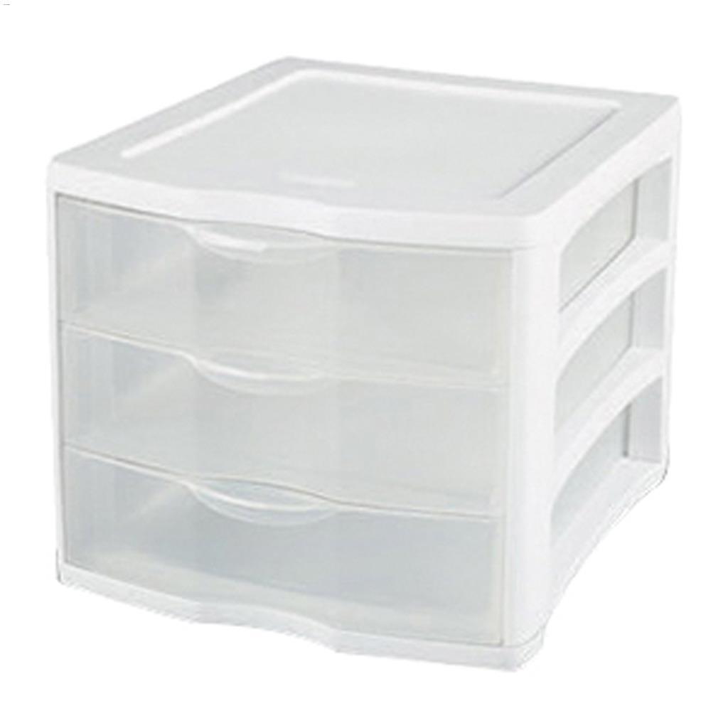 Organisateur Transparent à 3 Tiroirs