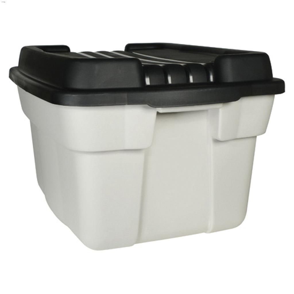 HiTop Roughtote 60L Charcoal Plastic Storage Tote