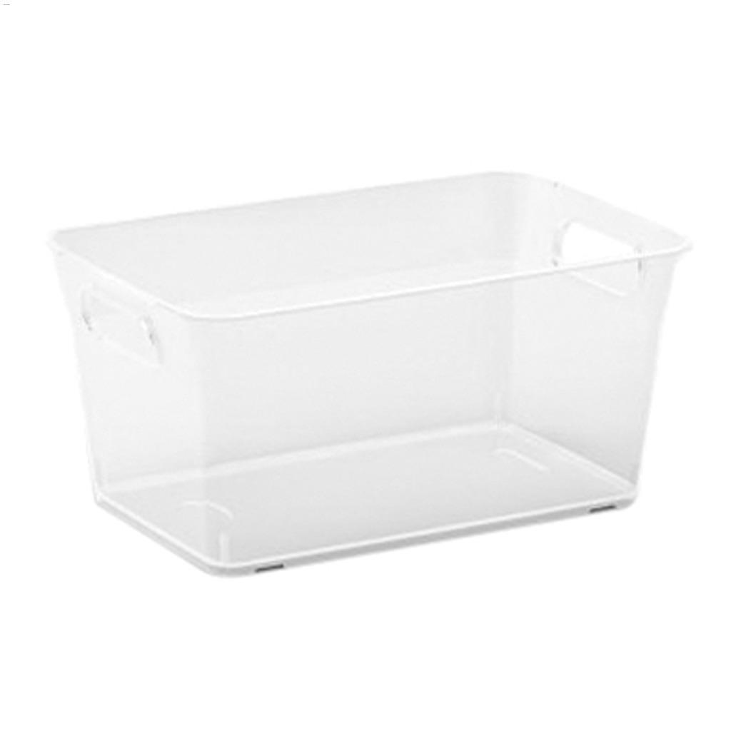 5.9 L Clear Durable Resin S V-Style Basket With Open-Top