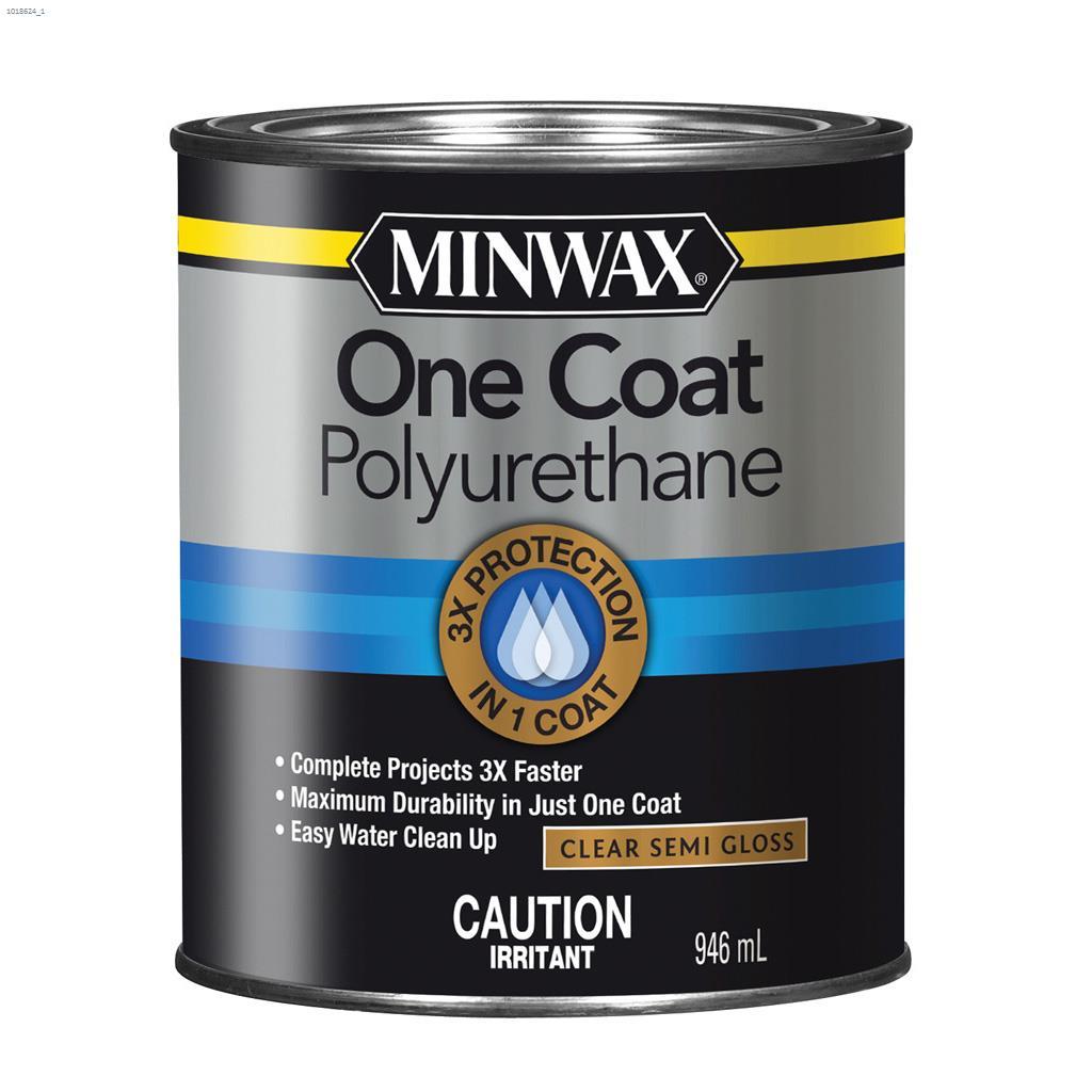 1 qt Semi-Gloss Clear One Coat Wood Stain