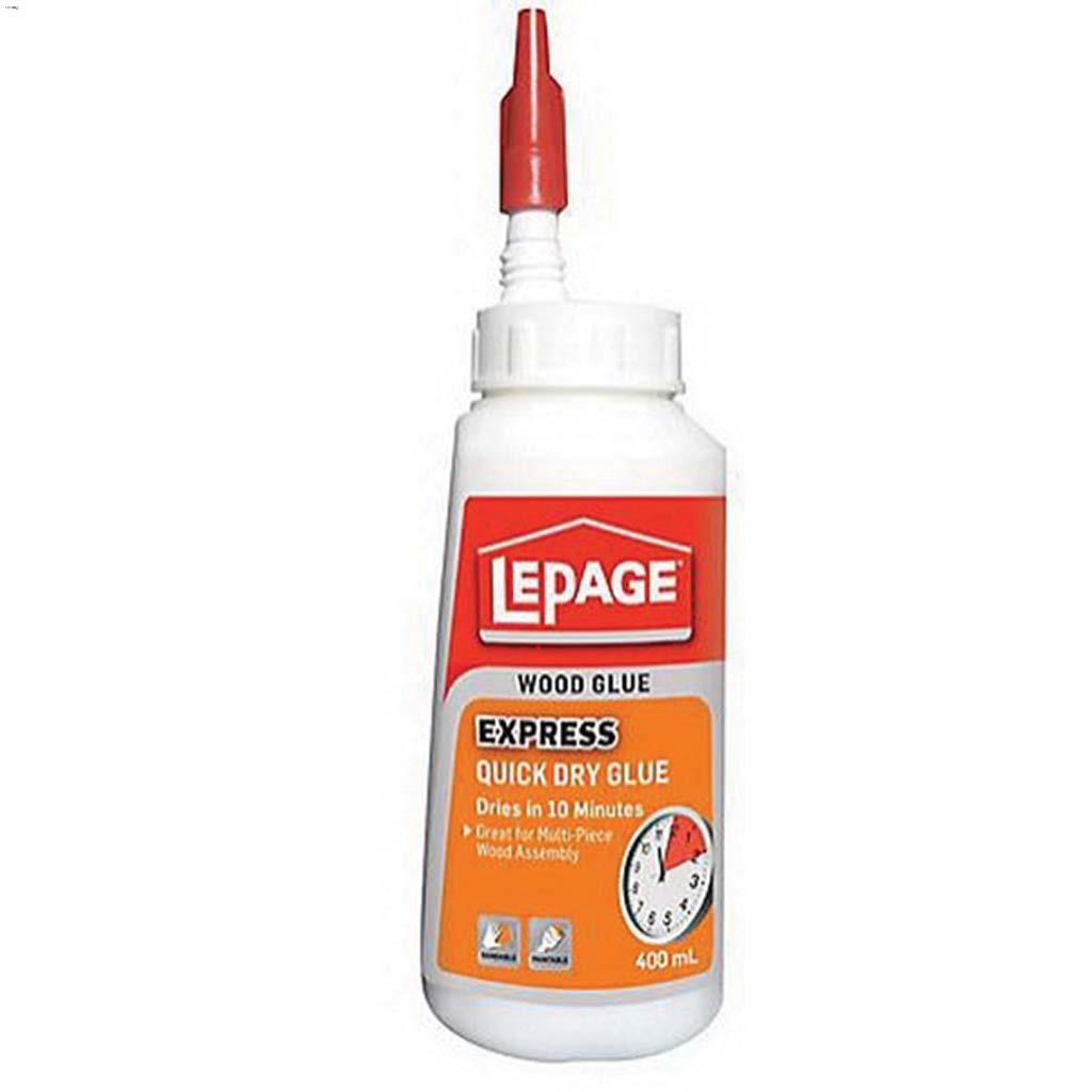 Colle à bois laiteuse haute fluidité LePage® bouteille 400ml