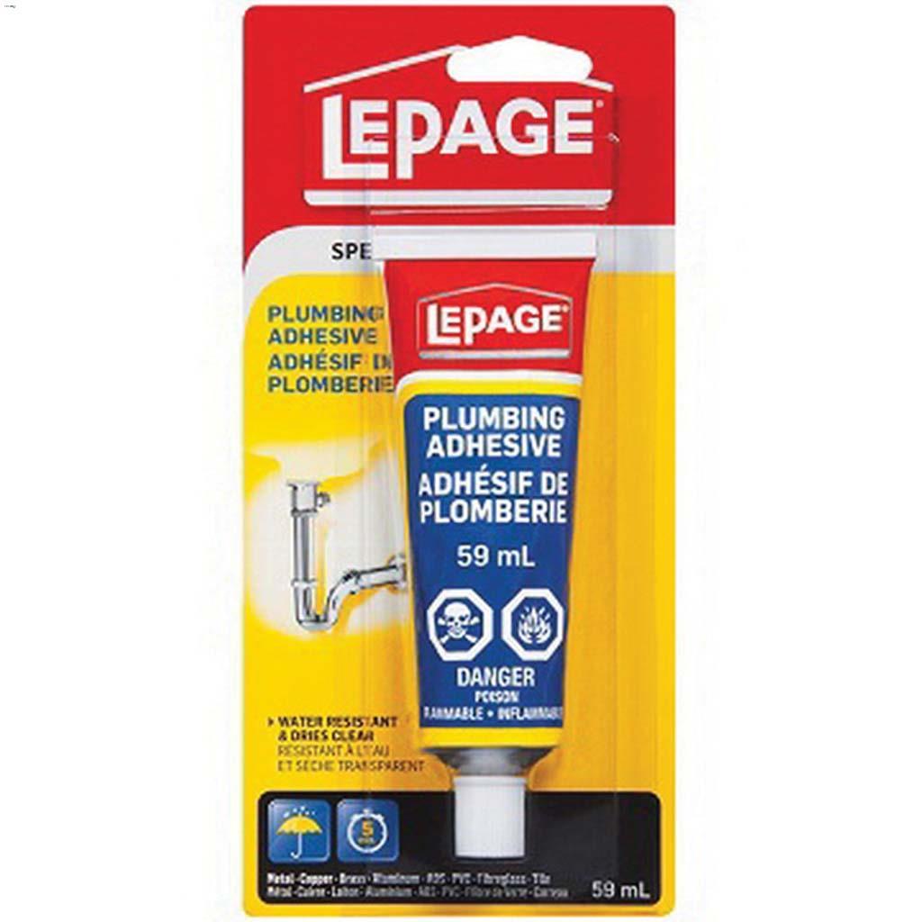 LePage 59 mL Carded Tube Colorless Plumbing Adhesive