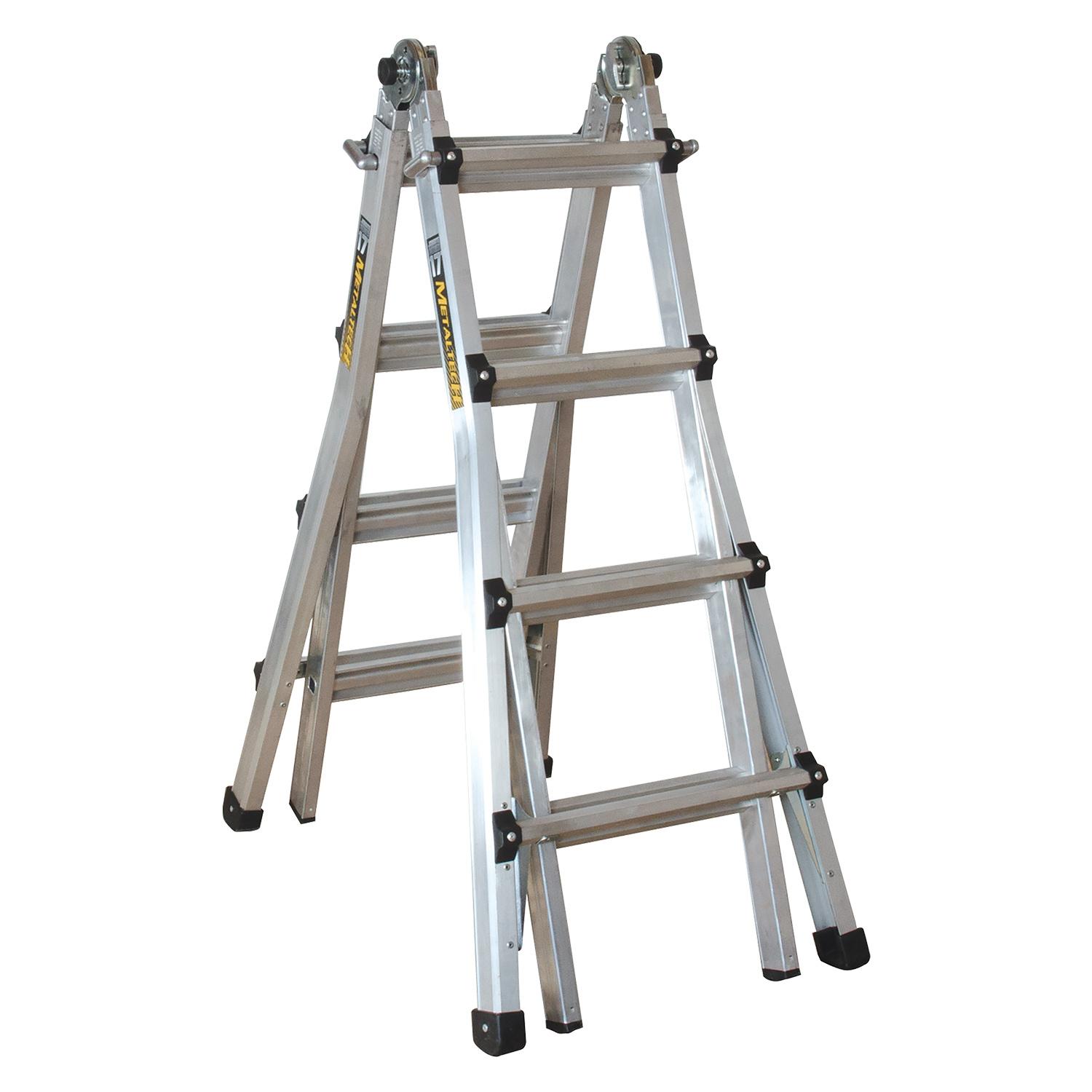 17' Aluminum Type IA Telescoping Multi-Position Ladder