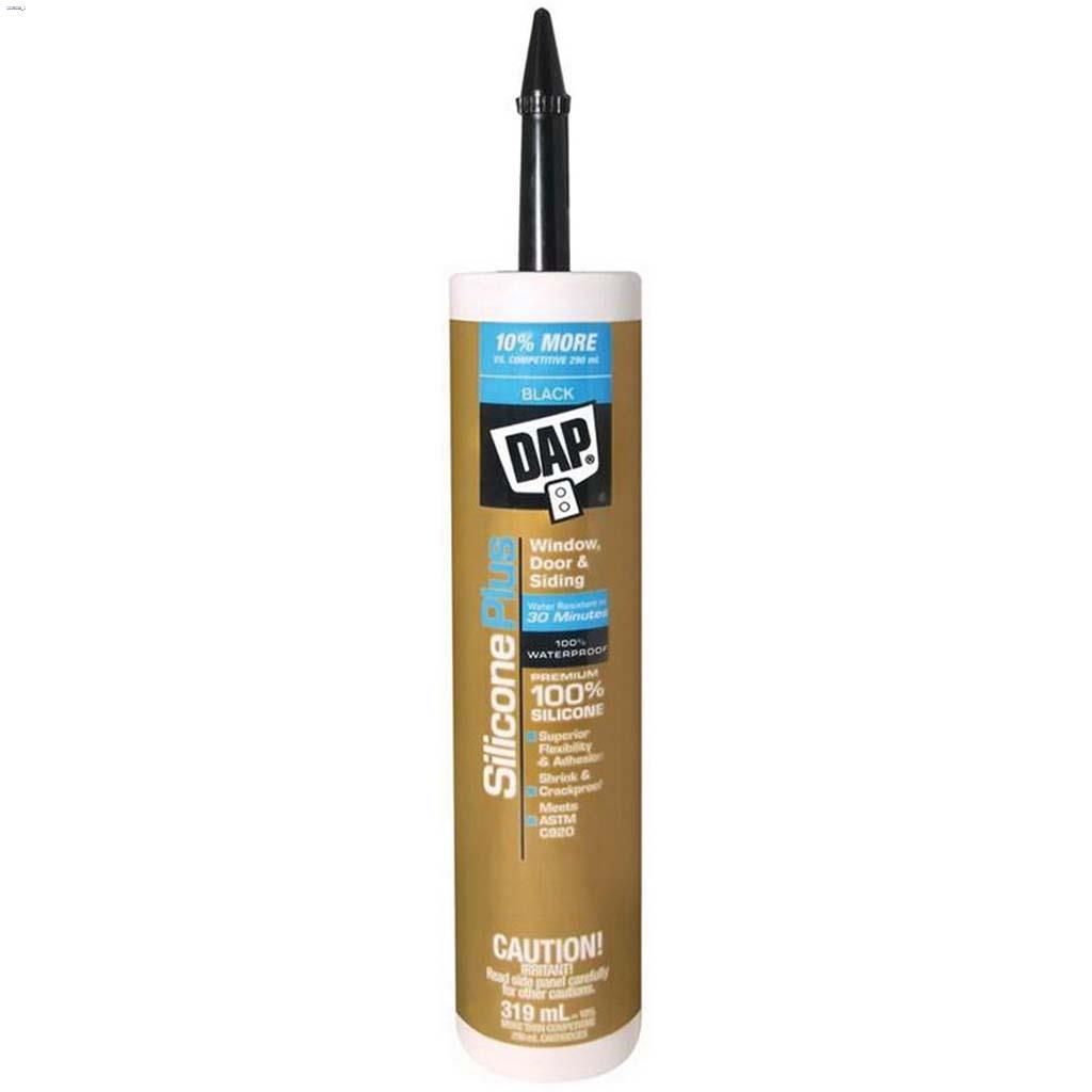 Silicone Plus 300ml Cartouche noire Scellant portes/fenêtres