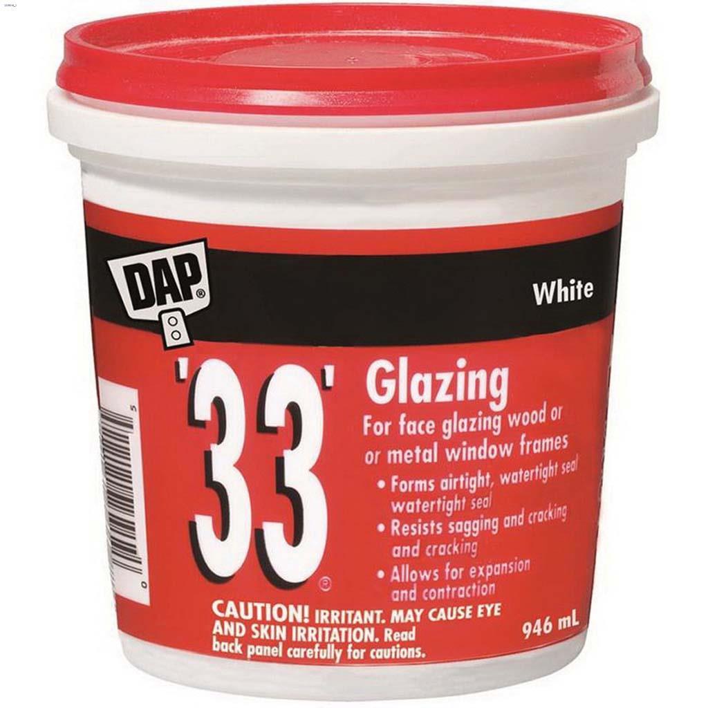 33' Window Glazing Compound White 946ml