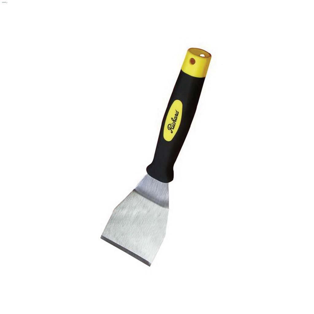 3" x 7" Ergo-Grip Threaded Bent Chisel Scraper