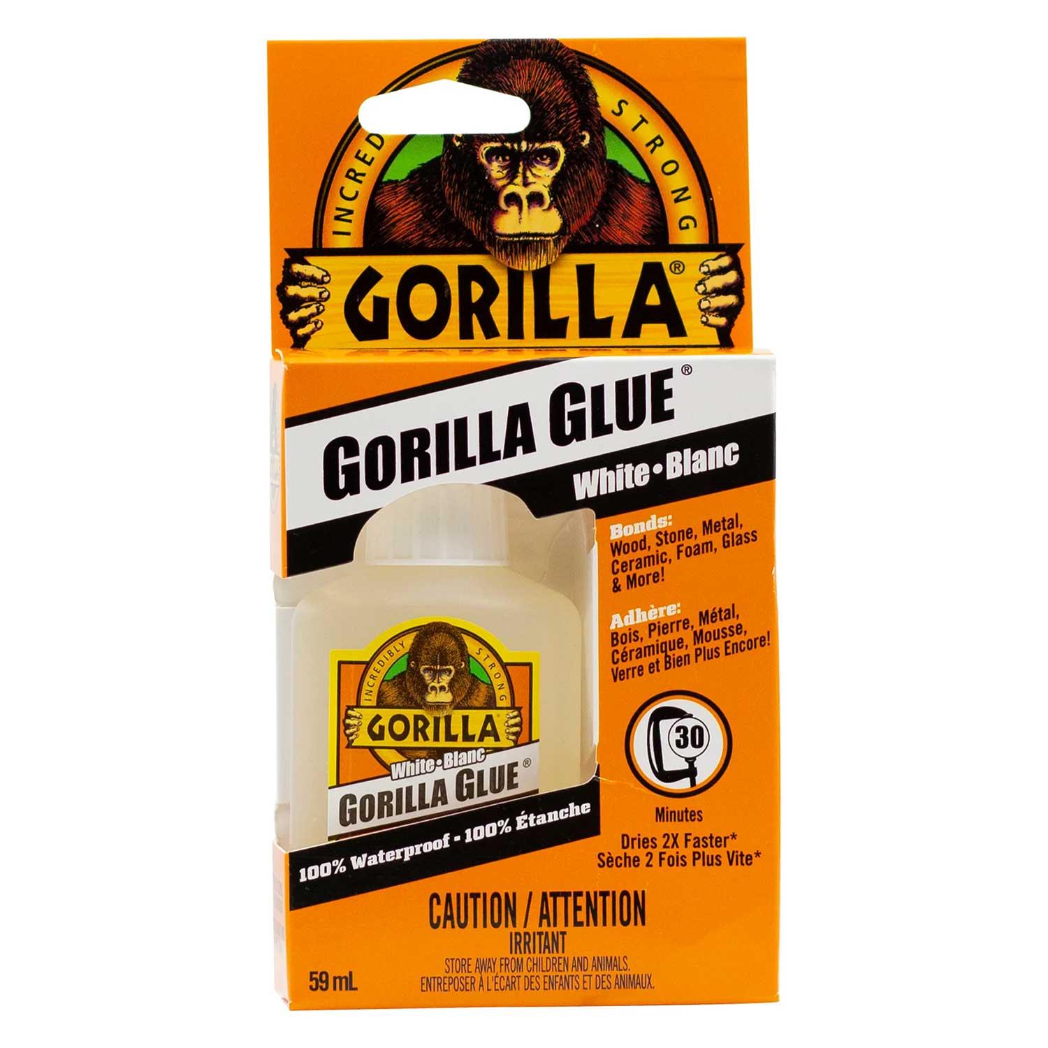 Colle colorée paille/eau blanche Gorilla Glue®  2  oz