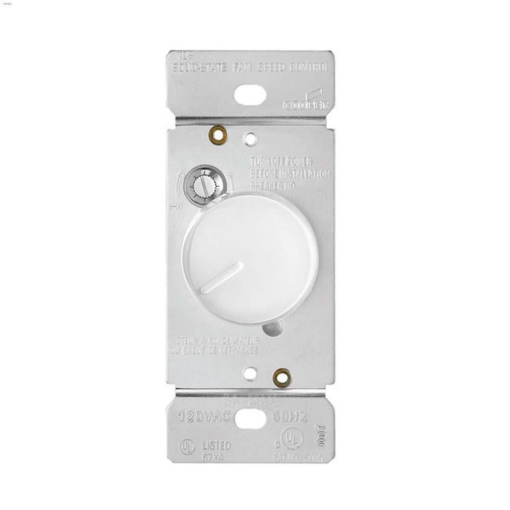 Contrôle de Ventilateur Blanc Rotatif à Vitesse Variable