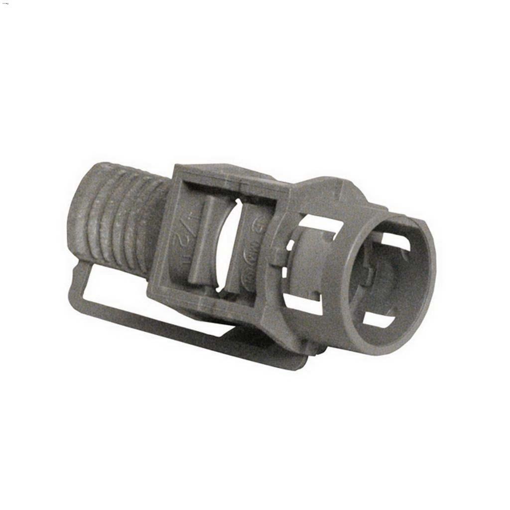 1/2" Plastic Snap-In Connector-5/Pack