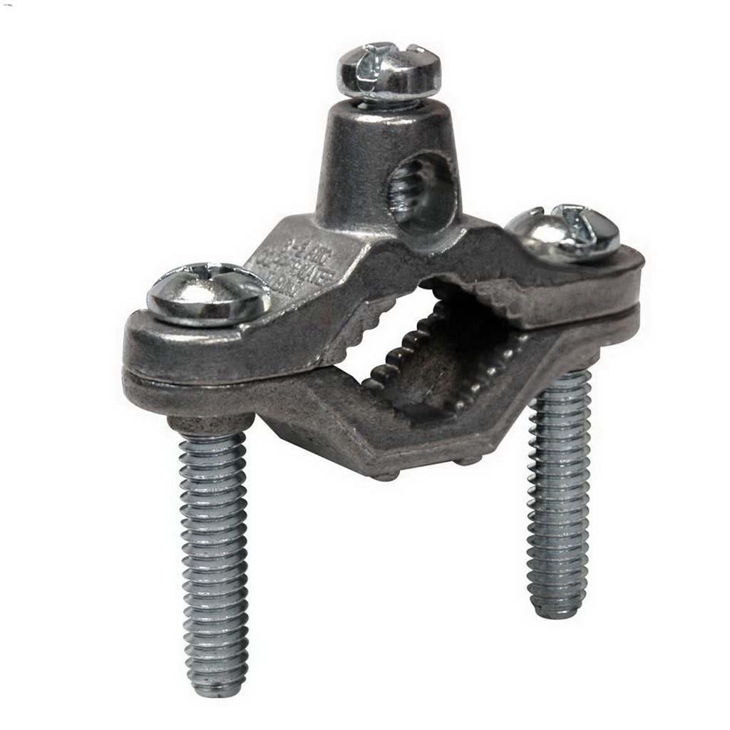 1/2" EMT to 1" Rigid Zinc Ground Clamp