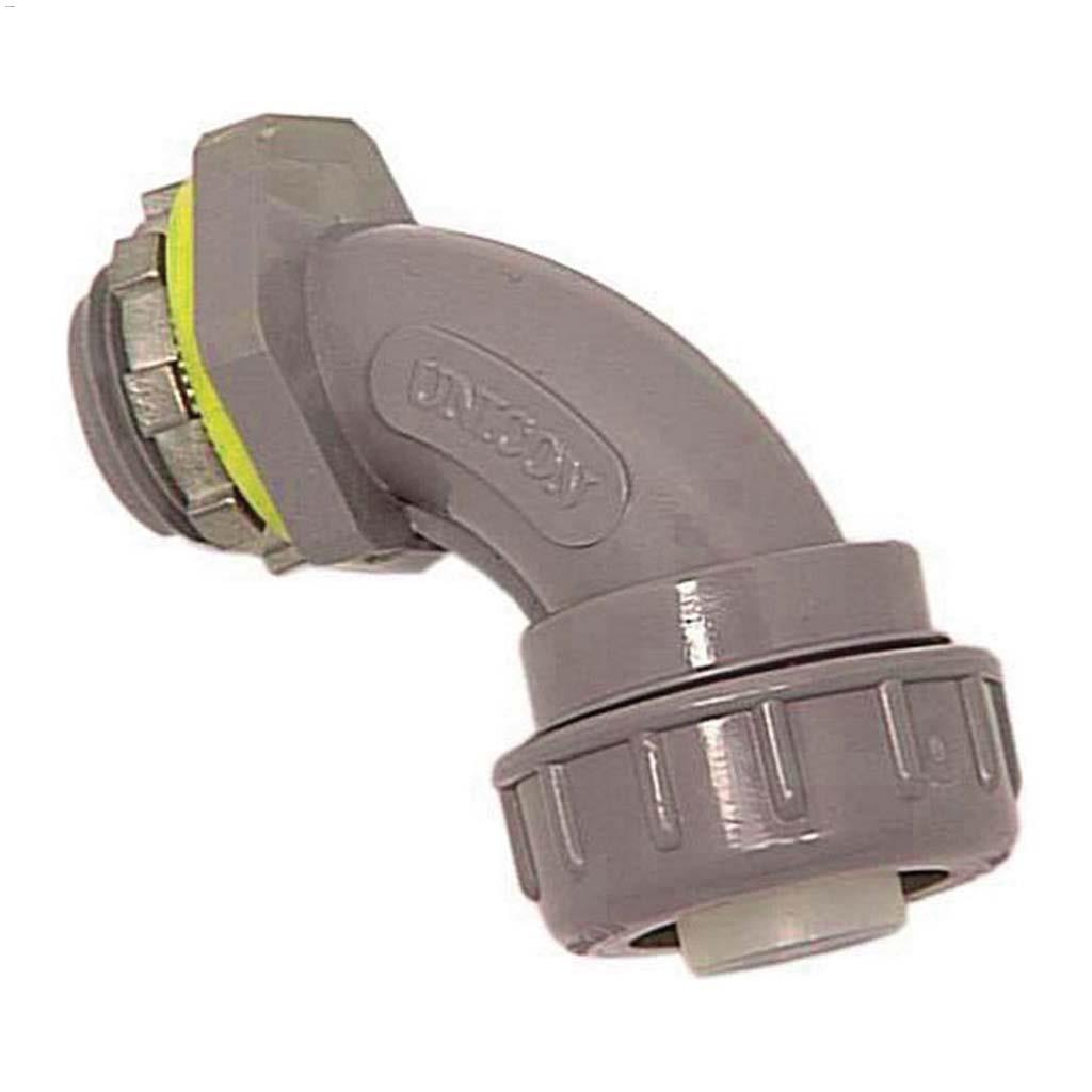 1/2" PVC Gray 90 Degree Elbow Connector