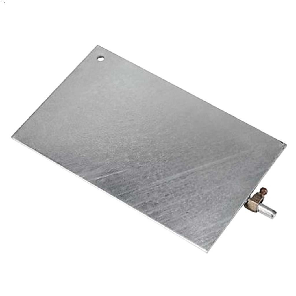 16" x 10" Galvanized Steel Ground Plate Complete