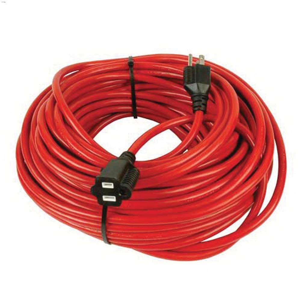 1 Outlet 14 AWG 3C 10 m Red Outdoor Cord