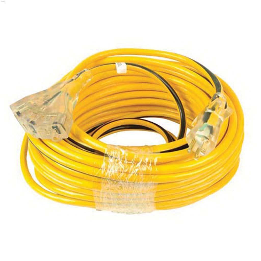 3 Outlet 12 AWG 3C 15 m Yellow/Black Premium Outdoor Cord