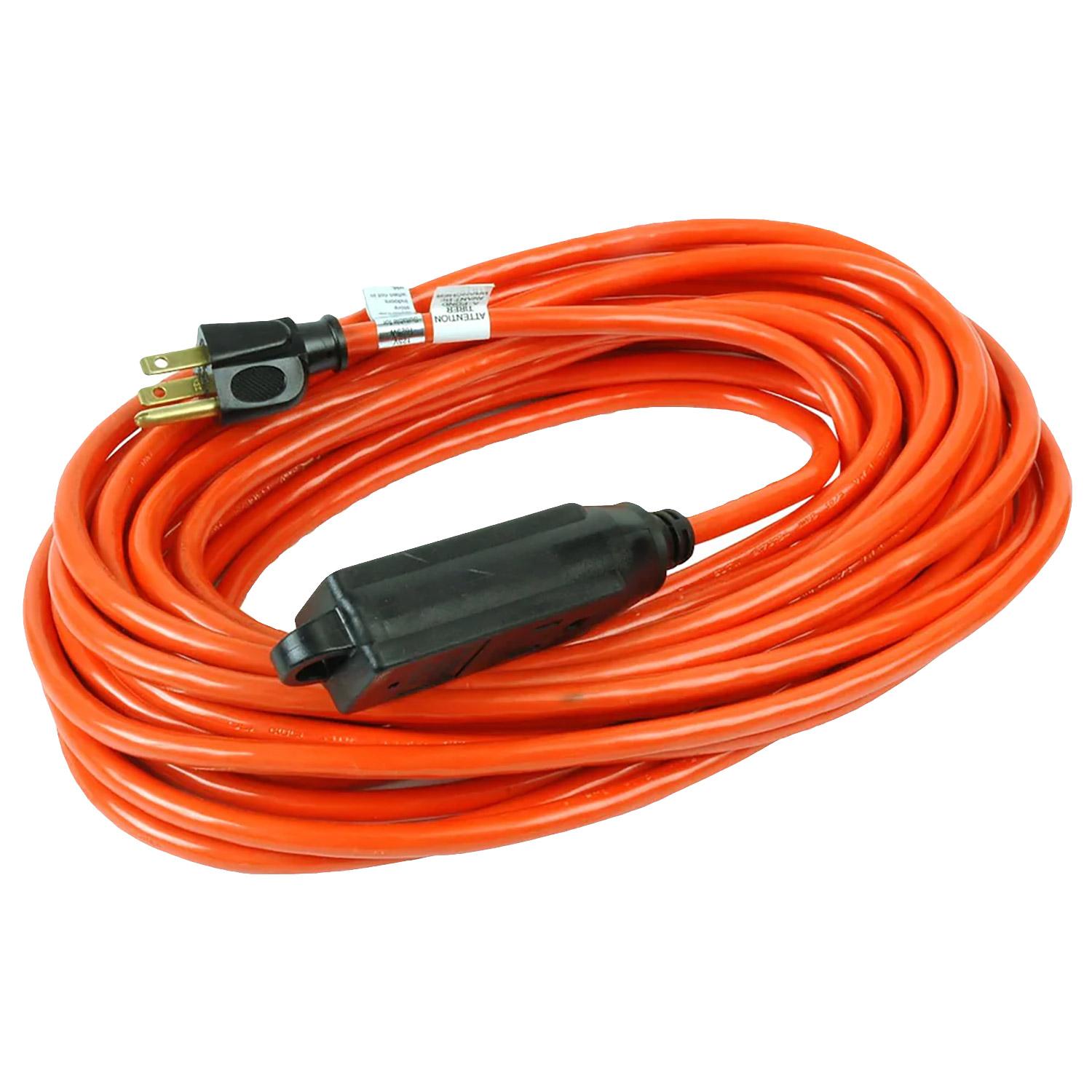 3 Outlet 16 AWG 3C 15 m Orange Extension Cord